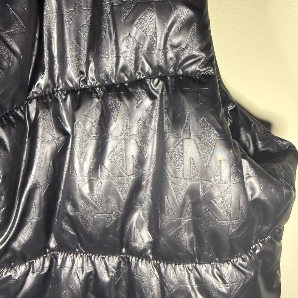Michael Kors Charcoal Puffer Vest - Picture 6 of 9